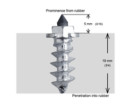 SHOULDERED STUDS 18MM R - 1000/BOX - 0