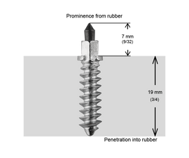 SHOULDER STUDS 28MM R - 250 / BOX - 0