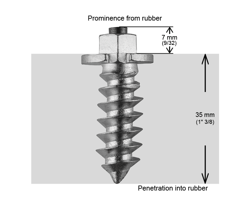 SHOULDER STUDS 40MM- 100 / BOX - 0