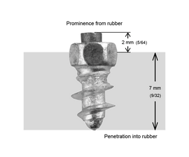 SCREW STUDS 8MM - 100/BOITE - 0
