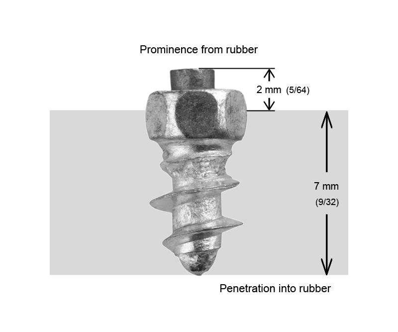 SCREW STUDS 8MM - 100/BOITE - 0