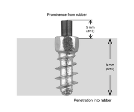 SCREW STUDS 11MM F - 1000/BOX - 0