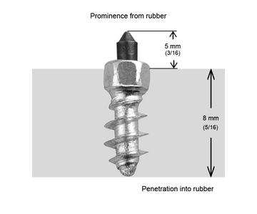 SCREW STUDS 11MM R - 100/BOX - 0