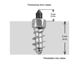 SCREW STUDS 11MM R - 1000/BOX - 0