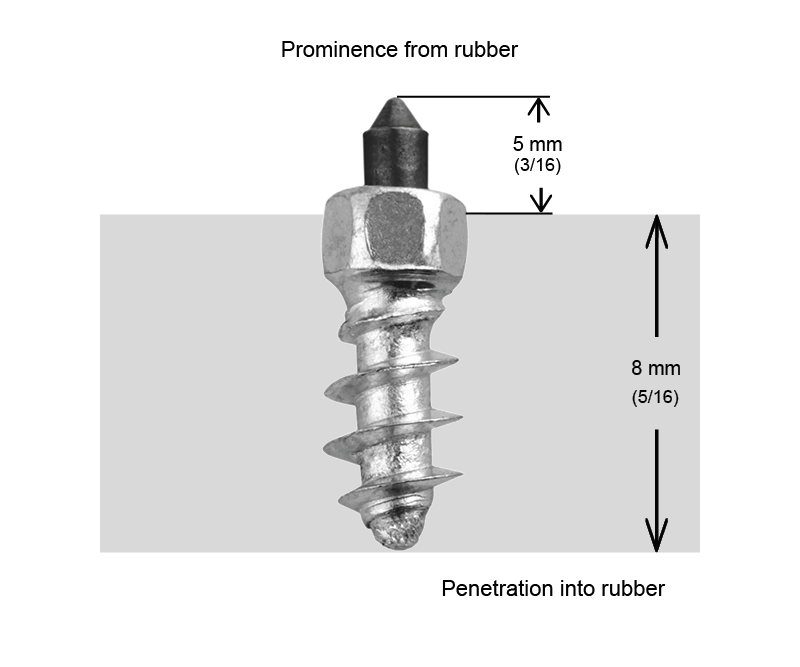 SCREW STUDS 11MM R - 1000/BOX - 0