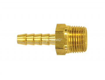 BRASS HOSE BARB ADAPTER 3/8 TO 1/4 NPT