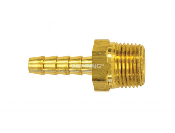 BRASS HOSE BARB ADAPTER 3/8 TO 1/4 NPT